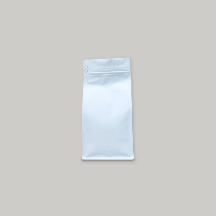Zipper Pouch Tab Type VMPET White Bag
