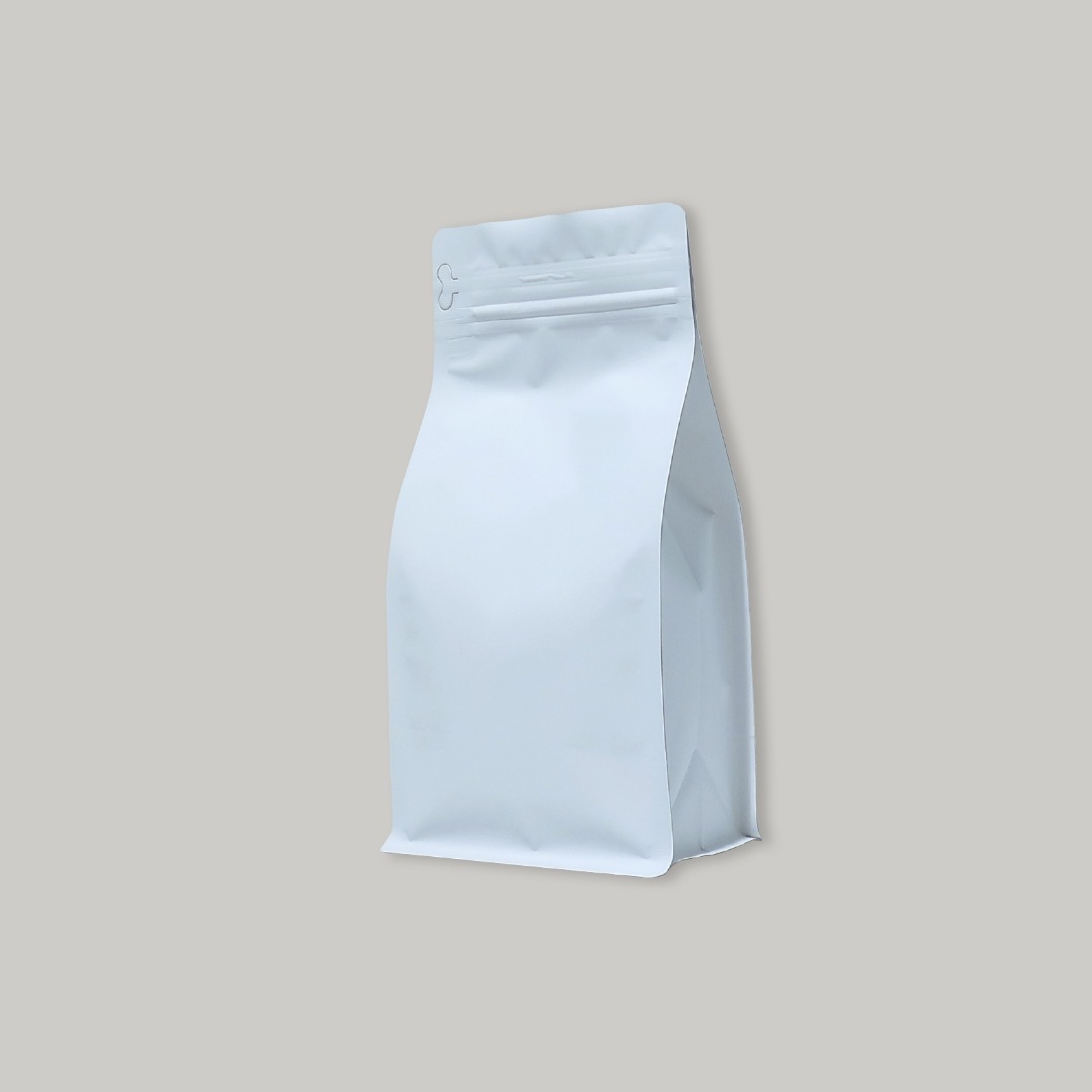Zipper Pouch Tab Type VMPET White Bag